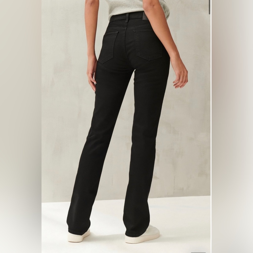 Lucky Brand Mid Rise Straight Leg Super Stretch 5-Pocket Denim Jeans